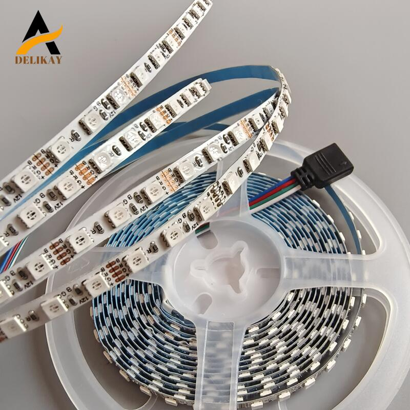 Ultra-Fine RGB LED Strip Slim Narrow Strip Lightbox Soft Light Bar 120 LEDs/M 3535 RGB Light Strips