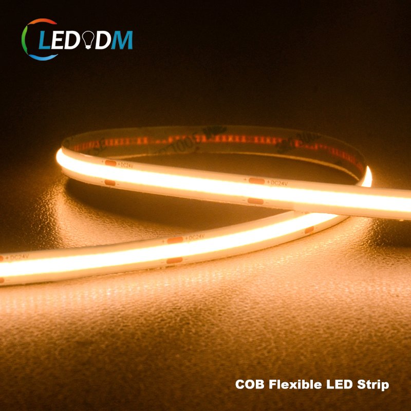 Dim to Warm 5V Brightest Dimmable Rgbic Smart Buy COB LED Strip China DC12V Double Row 48V COB LED Strip with ETL CE Rhos