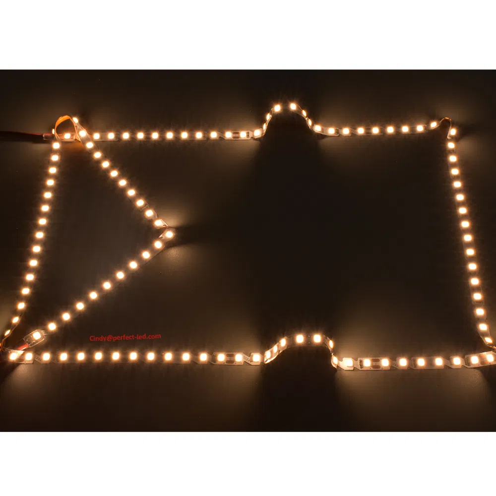 S Shape White Color Bendable Zigzag LED Strip with 120LED/M