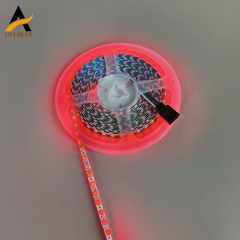 Ultra-Fine RGB LED Strip Slim Narrow Strip Lightbox Soft Light Bar 120 LEDs/M 3535 RGB Light Strips