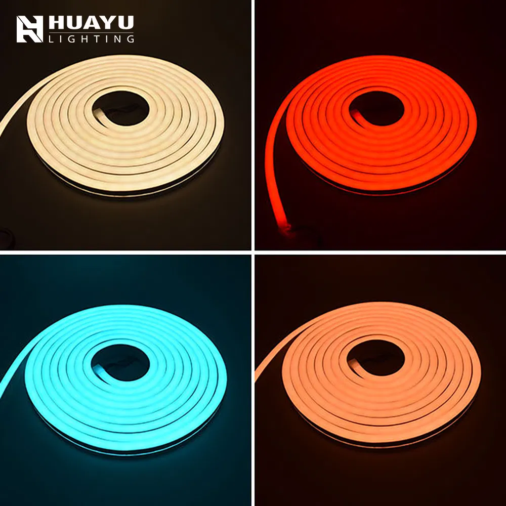 Curvable 10X20mm Side Lit Digital Addressable One Color Tunable White High Quality LED Neon Strip