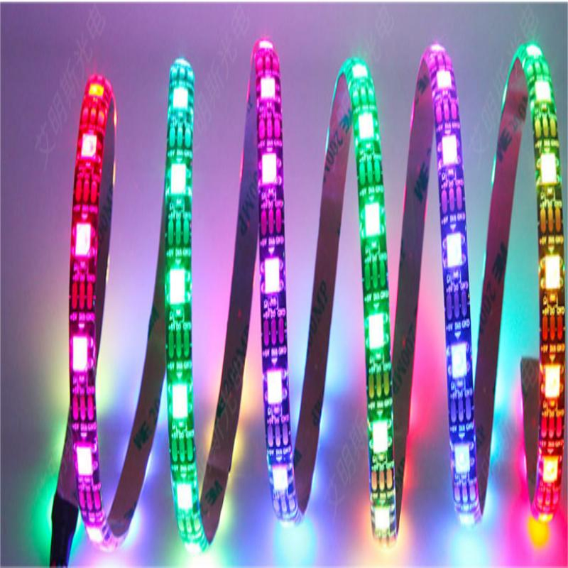 5050RGB5V12V Magic Light Strip with Ultra-Narrow Plate 5mm6mm Speaker Gaming Table and Chair