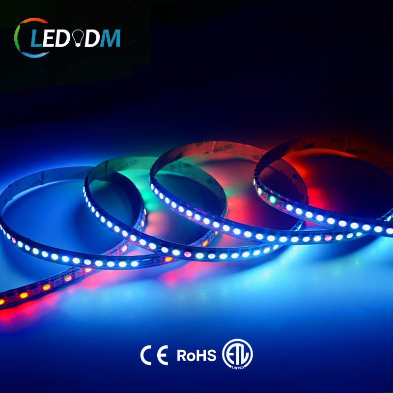 China Wholesale Factory 12V Ws2815 Ws2815b SMD5050 RGB Pixel Addressable LED Strips (ETL CE)