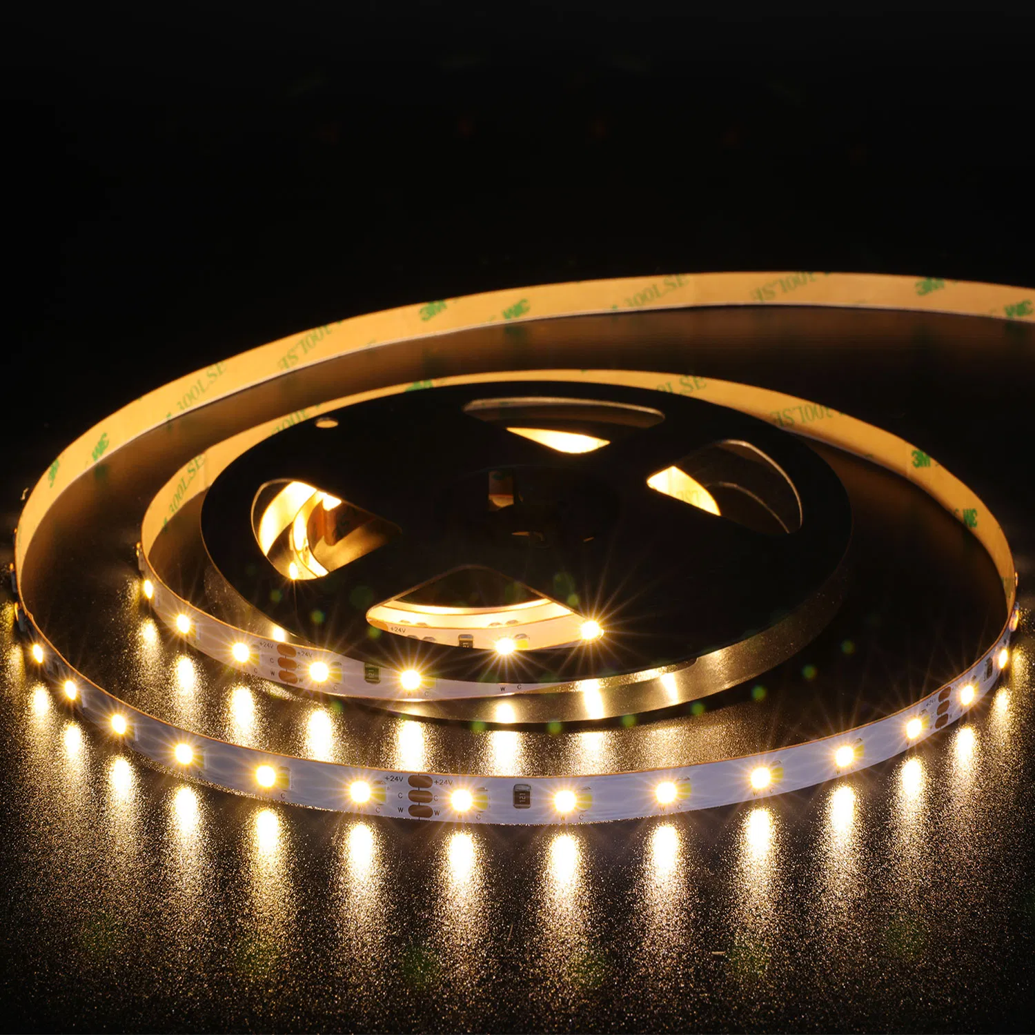 OEM ODM 24V 120LEDs/m led tape dual white color tunable 2835 strip light Flexible led lighting