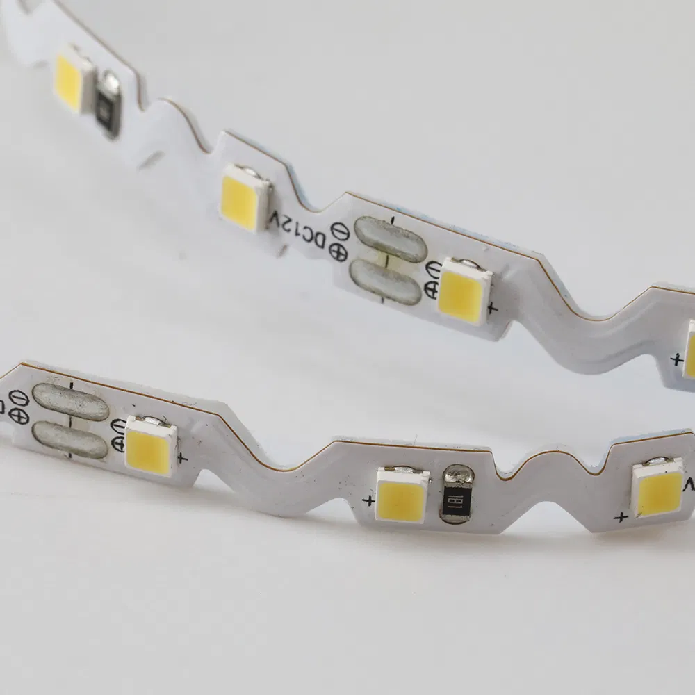 Super Bright Source 2835 Zigzag S Shape LED Strip for Signage 60LEDs/M