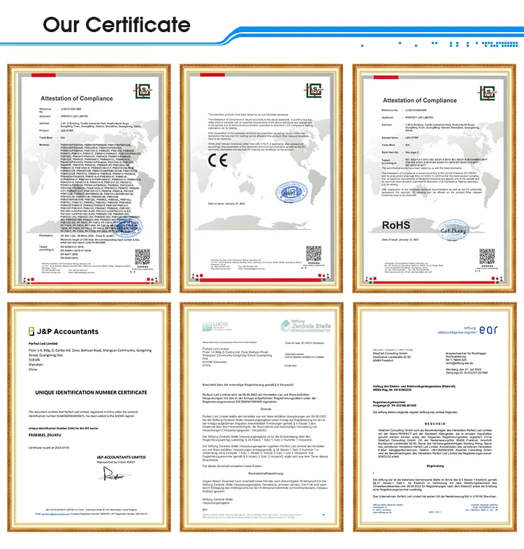 Certifications