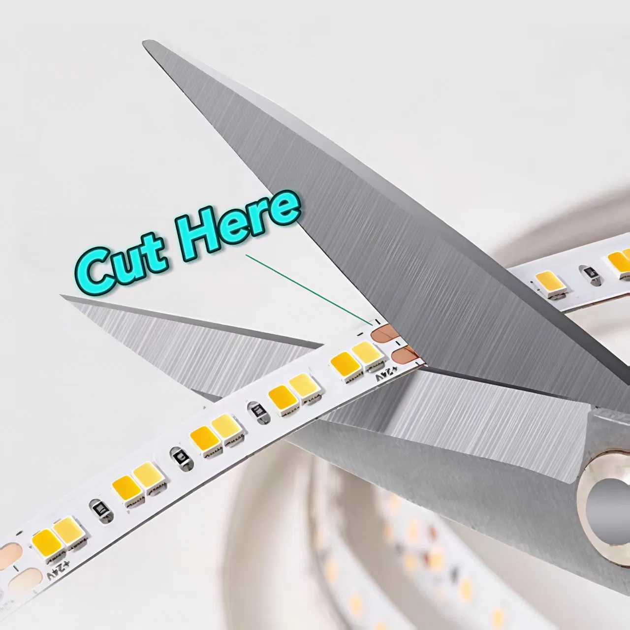 2700K-6500K Tunable White LED Strip Light PCB 8/10mm Dual-Color Flex Light Strip