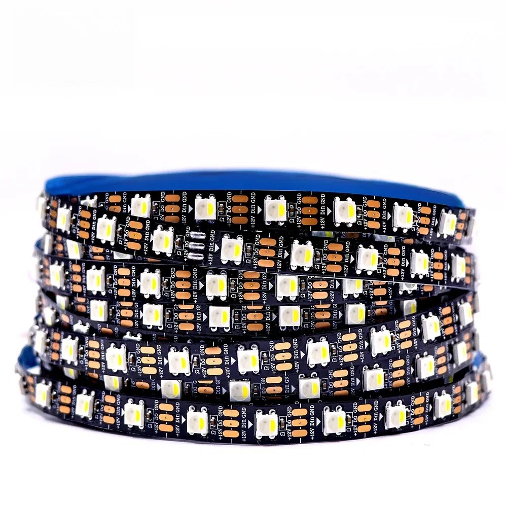 4in1 Addressable Ws2812 Sk6812 Pixel LED Strip 5050 RGB RGBW DC5V 12V 3060144LEDs