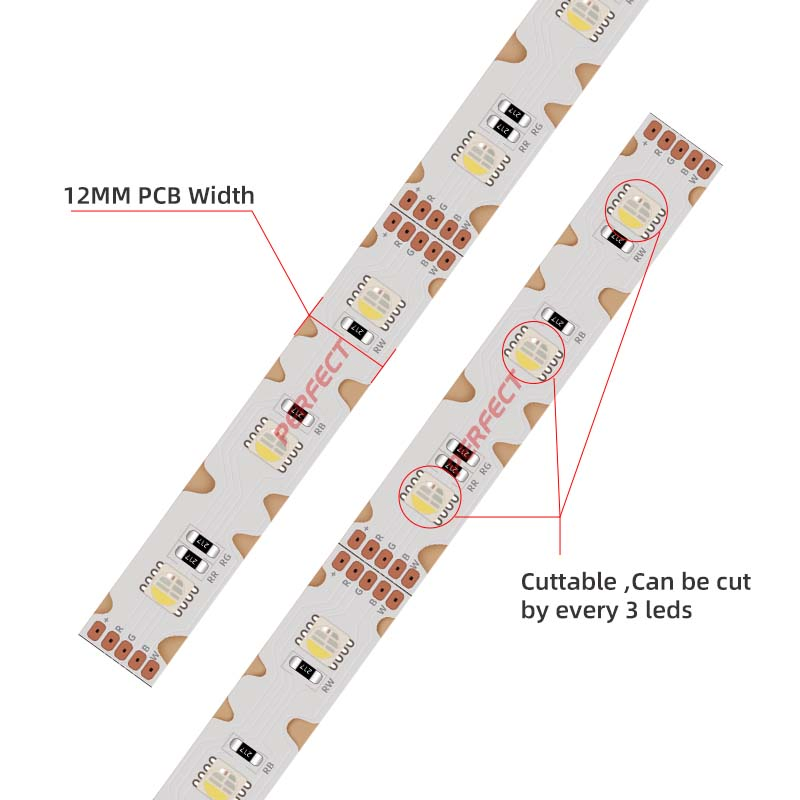 CE &amp; RoHS Flex Zig Zag Bendable RGBW 5050 S-Shape LED Strip