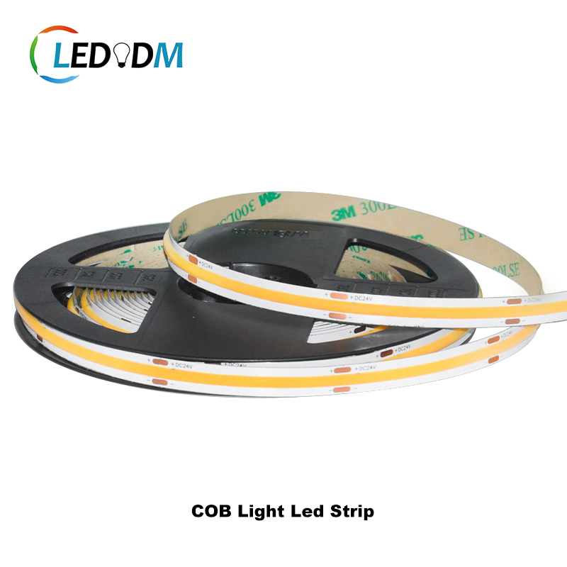 Dim to Warm 3mm Dotless Addressable RGB CCT Smart 1m Cheap Dream Color Ws2812b COB LED Strip with ETL CE Rhos