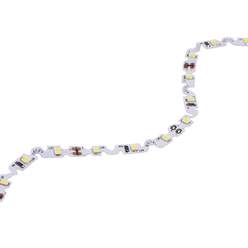 Customized Bendable Zigzag DIY LED Light Tape S Shape 6mm Ultra Slim Flexible Soft 2835SMD LED Strip Light Decoration Lighting