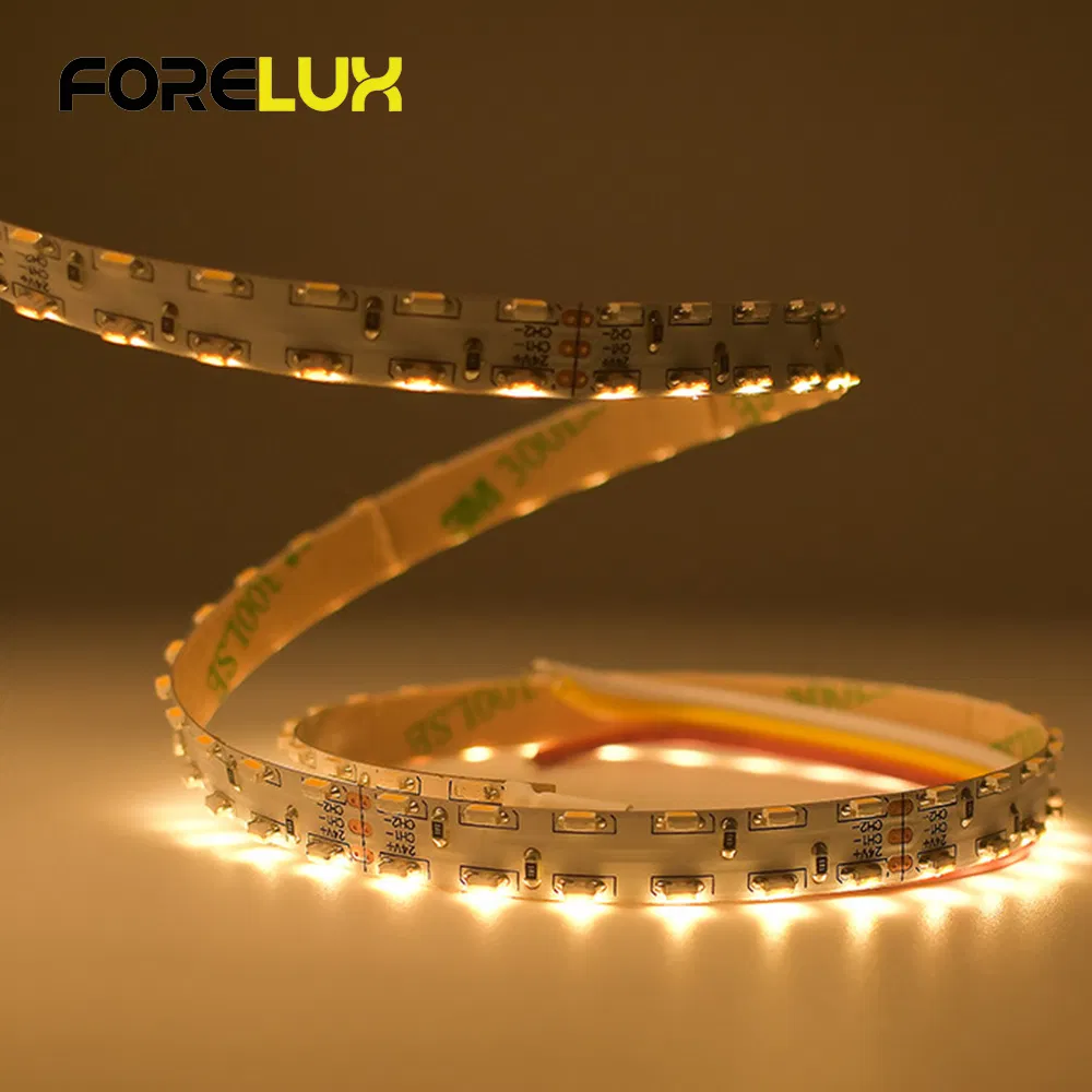 Dual Line LED Lighting Side View Emitting 3014 SMD Flex LED Light Strips 240lleds/M 24V