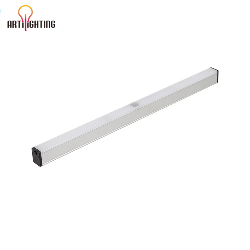 Rechargeable USB Motion Sensor Rigid Bar Strip Lamp LED Showcase Lighting for Shelf Cabinet