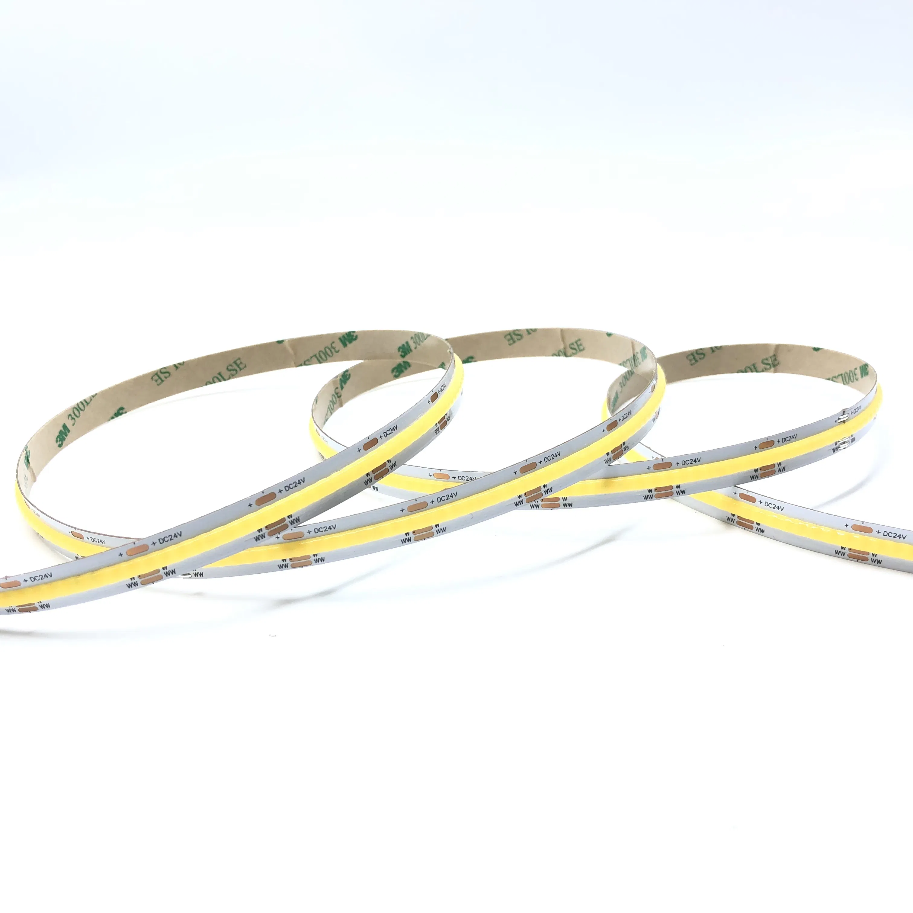 COB Tunable White LED Strip 2700K-6500K Flexible LED Tape for Indoor Lighting