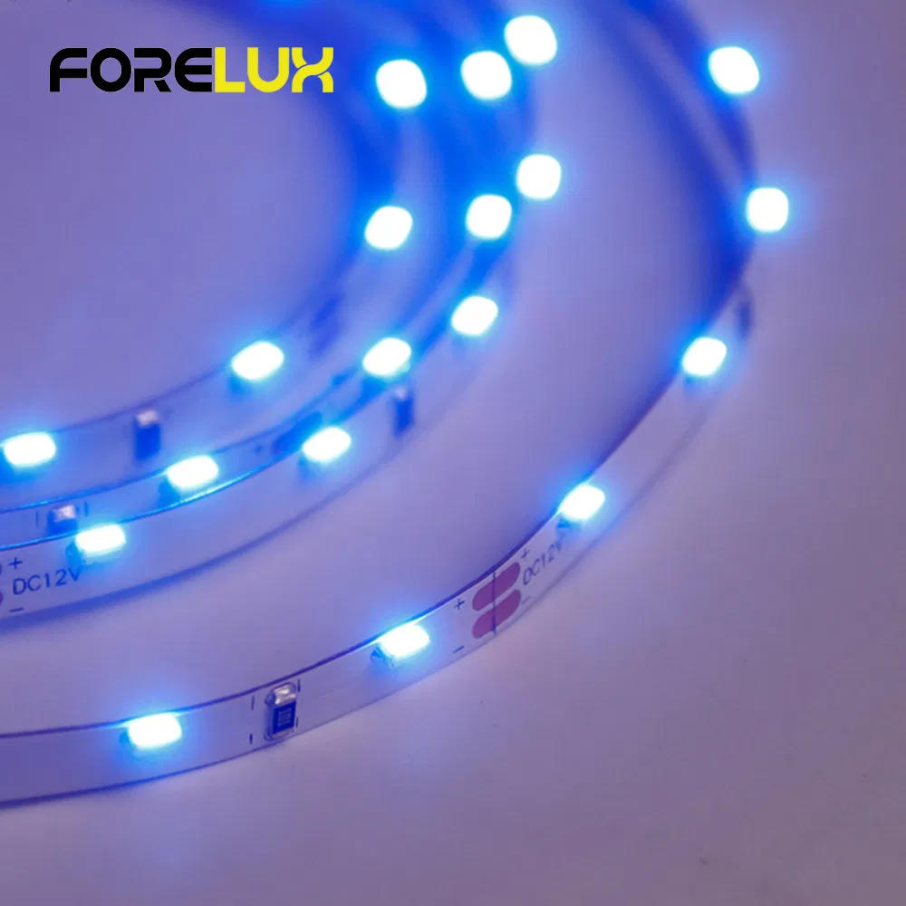 Wholesale White/Red/Green/Blue/Yellow Side Emitting 60LEDs LED Light Strips 24VDC 3014