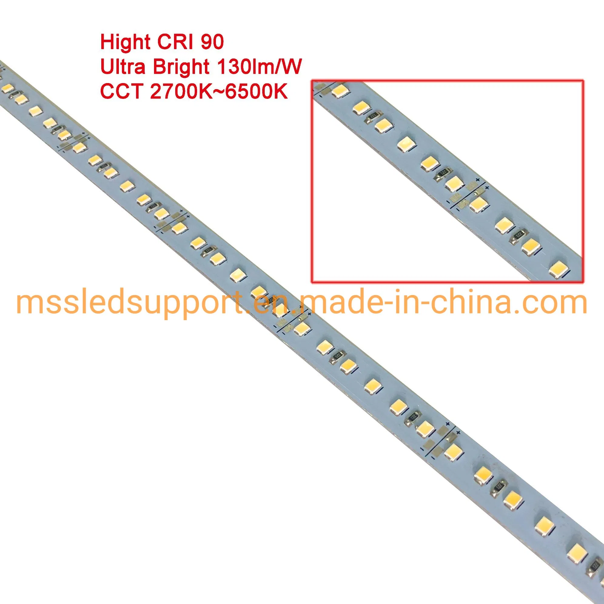 2835 5630 120LED 72LED 60LED Ww Cw Rigid LED Strips 12V 5730 LED Bar Rigid LED Strip for Cupboard