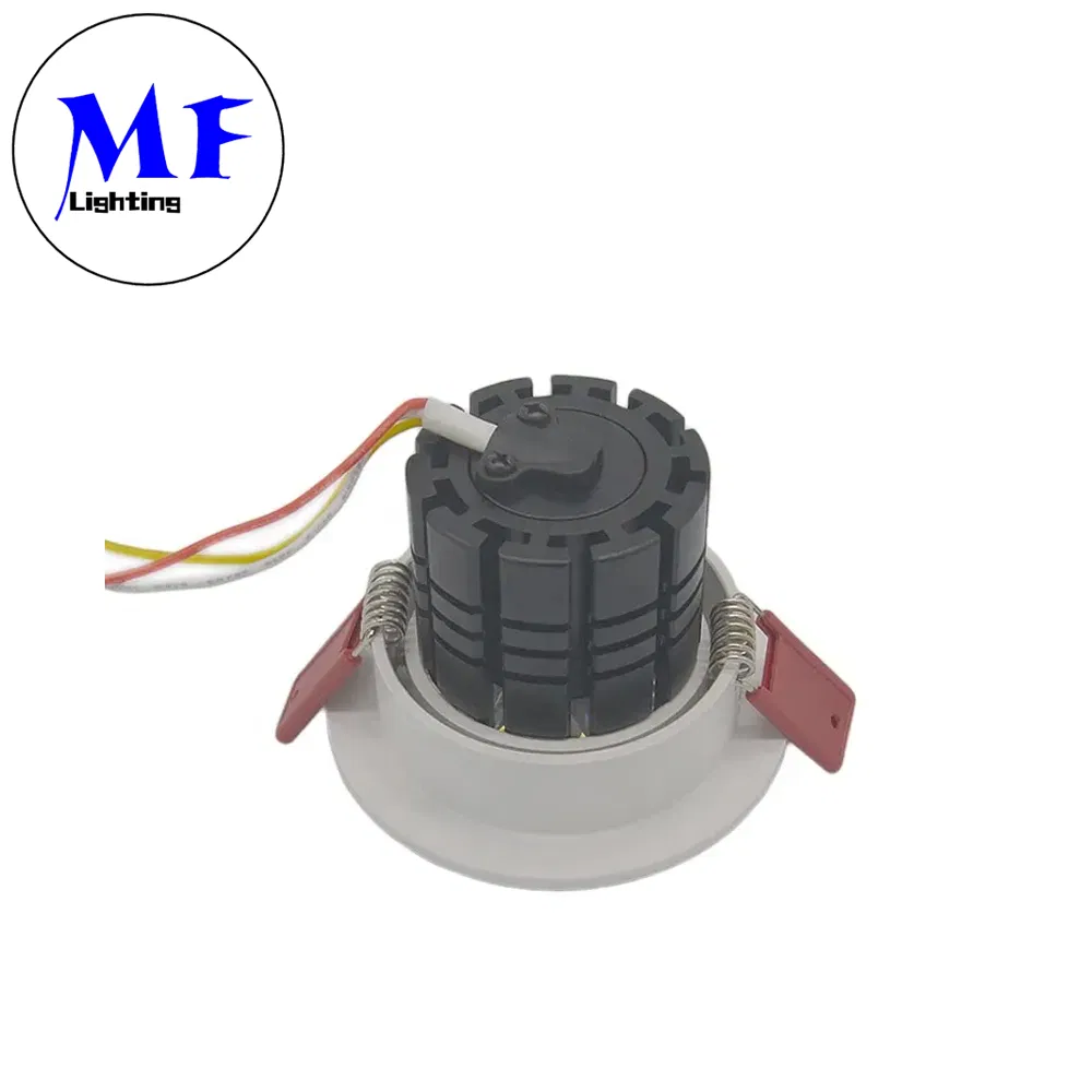 Factory Price LED 8W CE/ RoHS 24V Tunable White Flicker Free 5 Years Warranty Lamp Aluminum Frame Recessed COB LED Indoor Ceiling Down Light