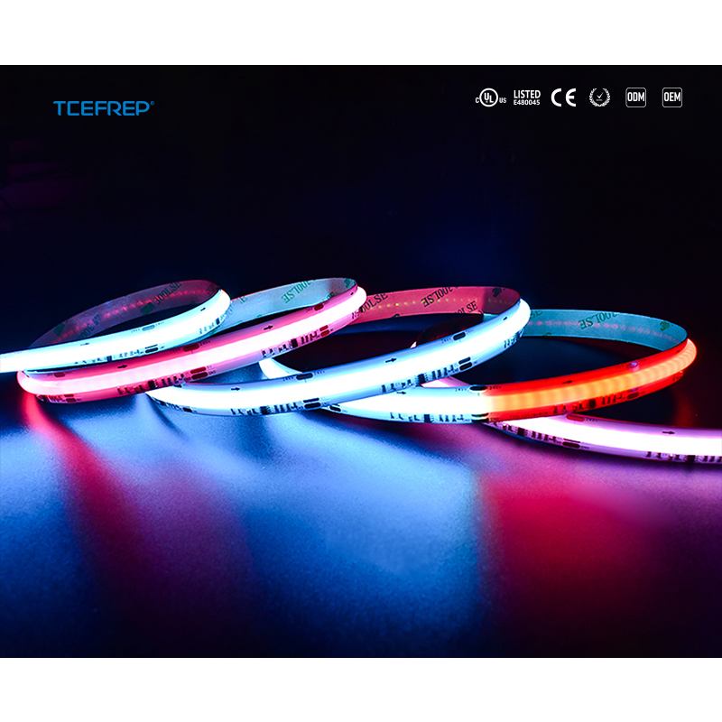 Full Colors 720chips/M Addressable RGB COB LED Strip with Ws2811IC