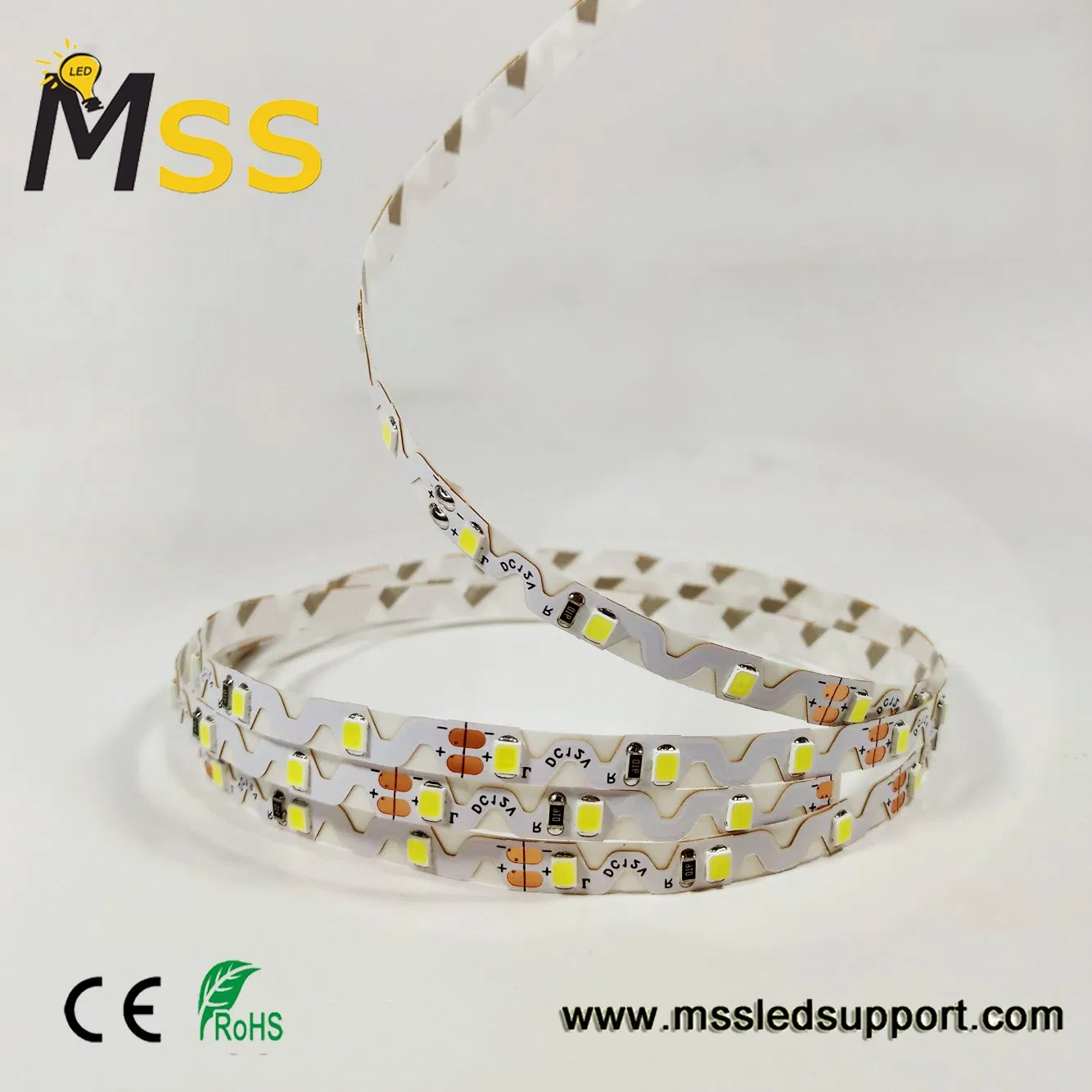 Ultra Slim 6mm S-Type LED Ribbon Zigzag Strip Light 12V DC Multi-Bend Flex LED Strip for Custom Shape Lighting