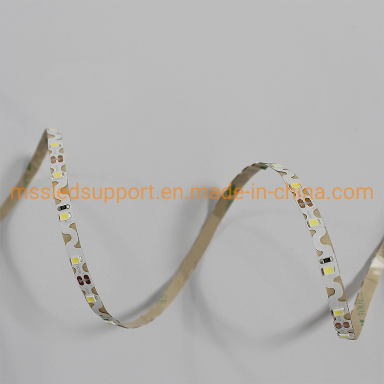 6mm 12V 60LEDs 72LEDs "S" Type Zig Zag PCB Shape LED Tape Easy Bend LED Strip light