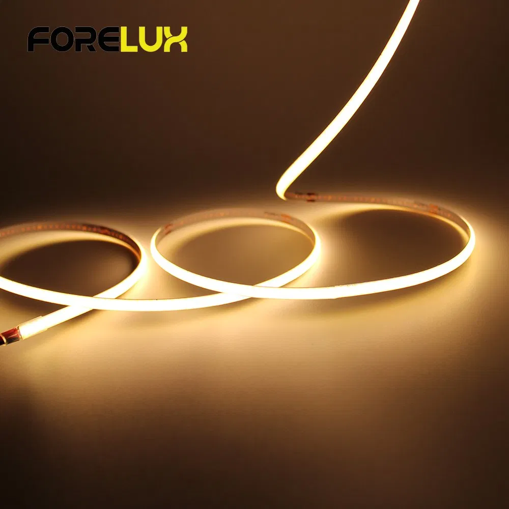 2700K 4000K 6500K Fcob LED CRI 90 95 LED COB Light 480LEDs 24V Slim 3mm 4mm 5mm Ultra Narrow COB Flexible LED Strip