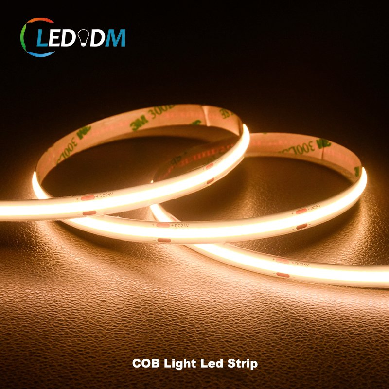 Dim to Warm 5V COB LED Strip Vs LED Strip RGBW IP67 White 10m Spotless China COB LED Strip with ETL CE Rhos