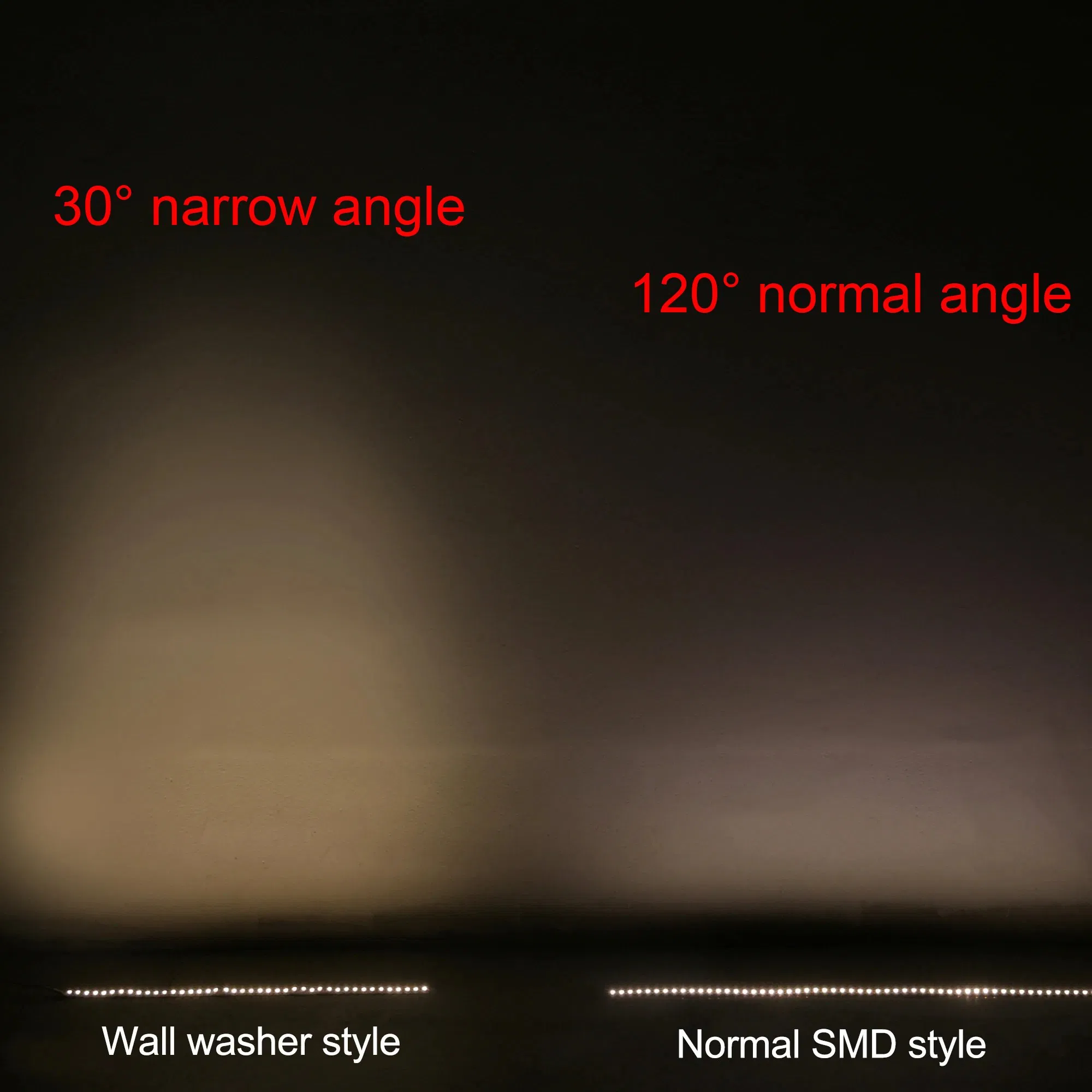 Narrow Beam 30 60 Degree SMD2835 LED Strip Low Voltage DC12V 24V Flexible Strip LED Tape for Wall Washer Lighting