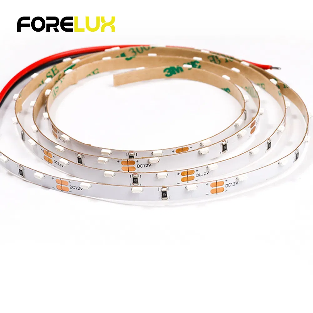 Wholesale White/Red/Green/Blue/Yellow Side Emitting 60LEDs LED Light Strips 24VDC 3014