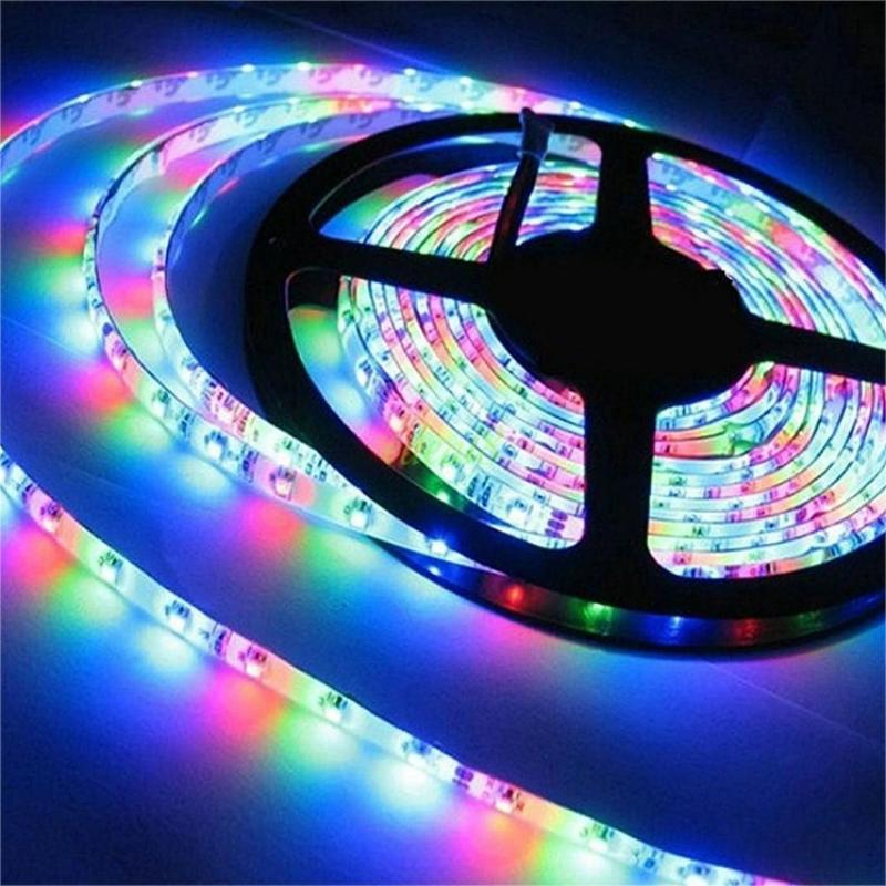 5050RGB5V12V Magic Light Strip with Ultra-Narrow Plate 5mm6mm Speaker Gaming Table and Chair
