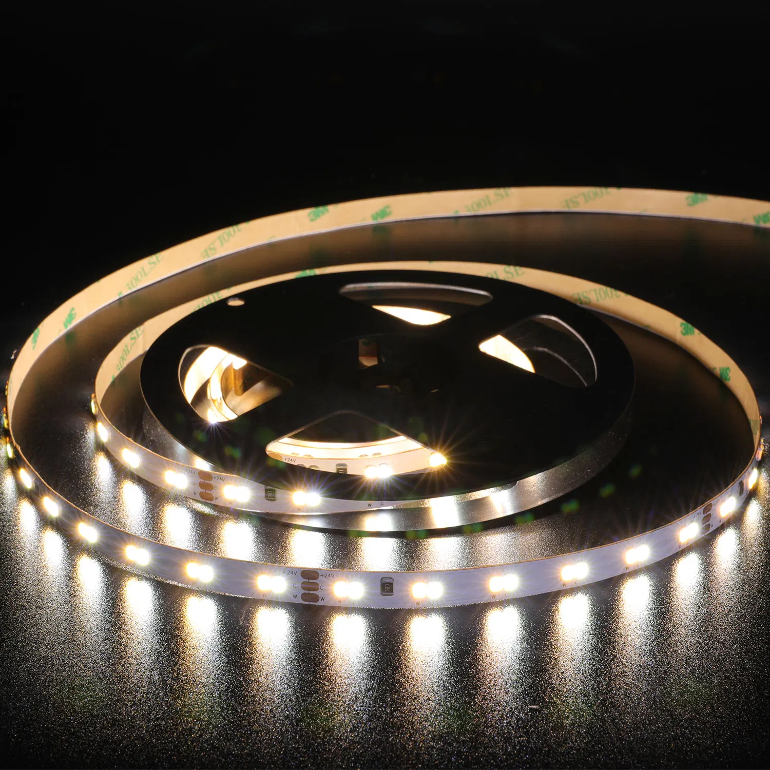 OEM ODM 24V 120LEDs/m led tape dual white color tunable 2835 strip light Flexible led lighting
