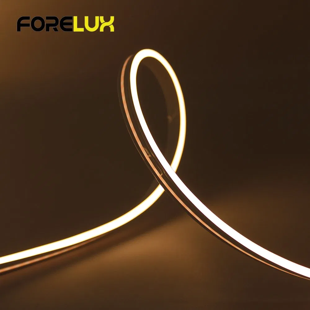 Square Silicone Tube 04X10mm Side-Emitting IP67 Waterproof Free Cut Silicone LED Neon Strip for Signs Ads