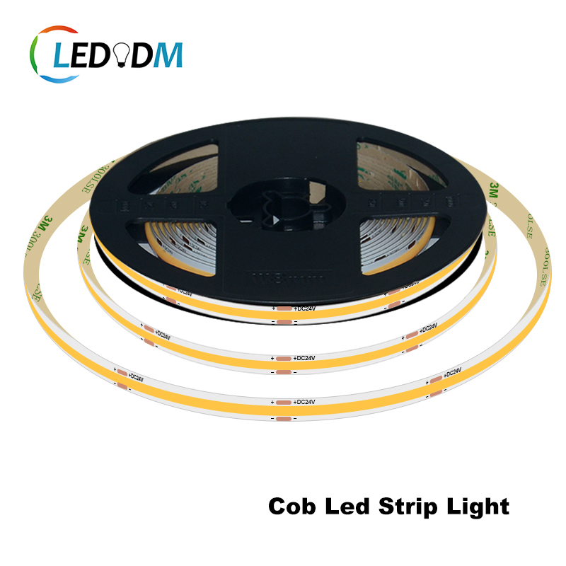 Dim to Warm 24V Dotless Dimmable Rgbic Smart Side Emitting Cheap Dream Color 4000K COB LED Strip with ETL CE Rhos