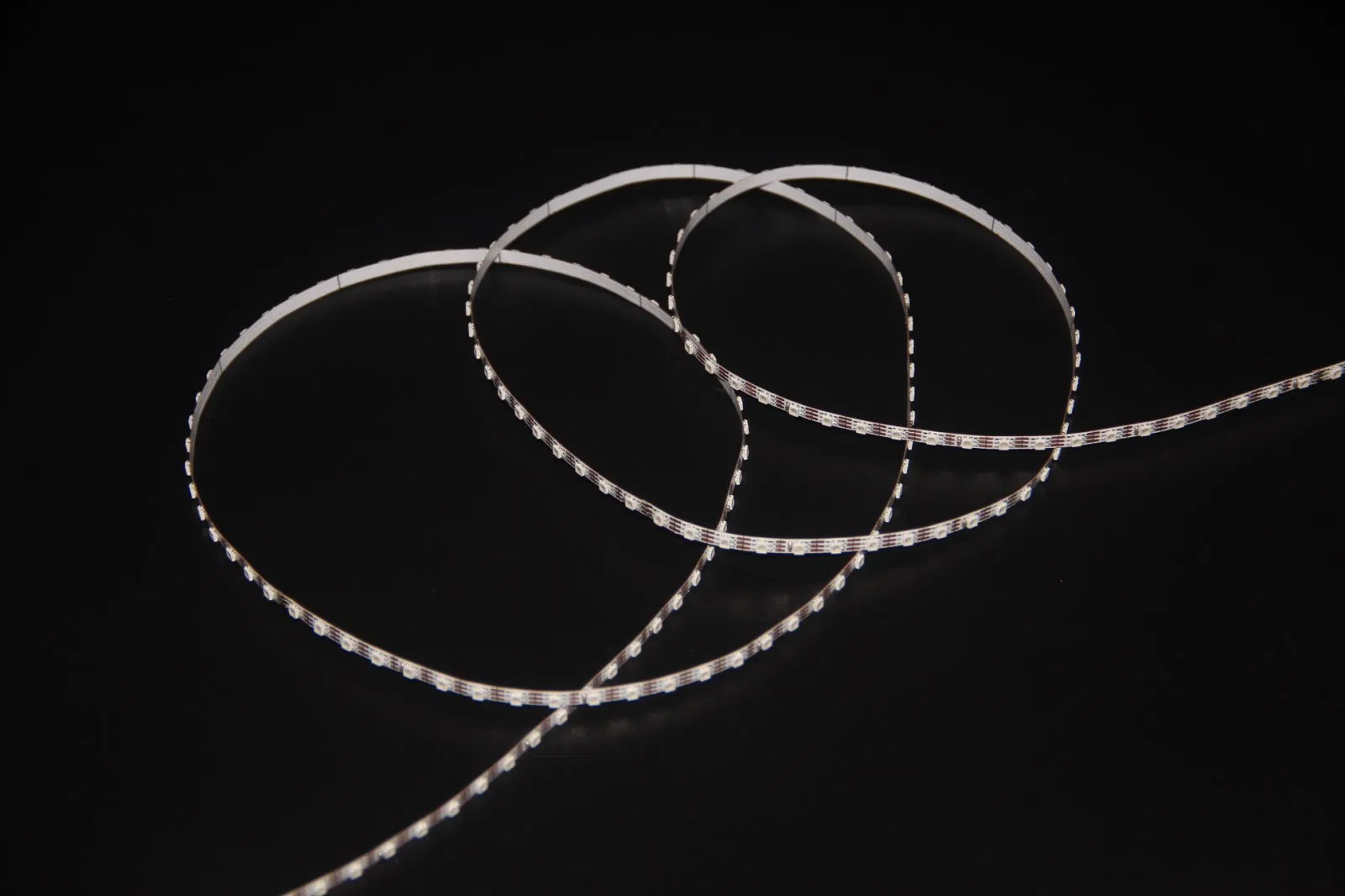 Individually Addressable 5V RGB Flex Strip - 4mm Ultra Narrow, 3-Wire, SMD2427 Chip