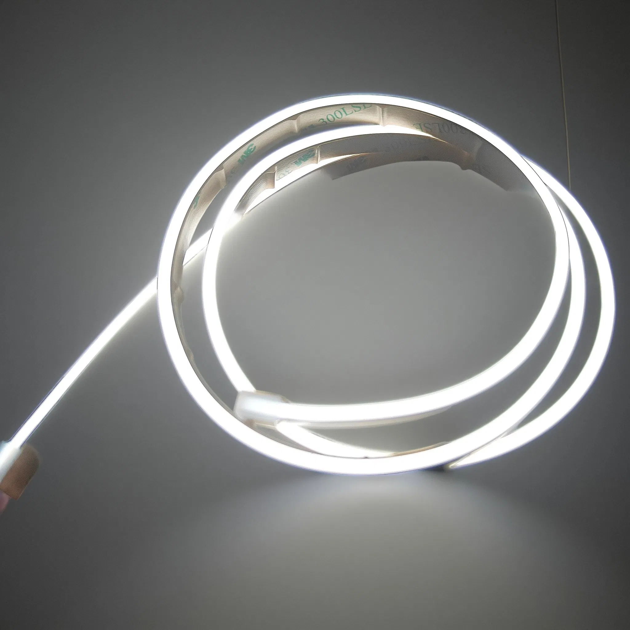 IP68 0804 Dual Color Ultra-Thin 12V 24V 480 Lamp COB Neon Silicone White LED Strip for Landscape Solid Side Emitting Black