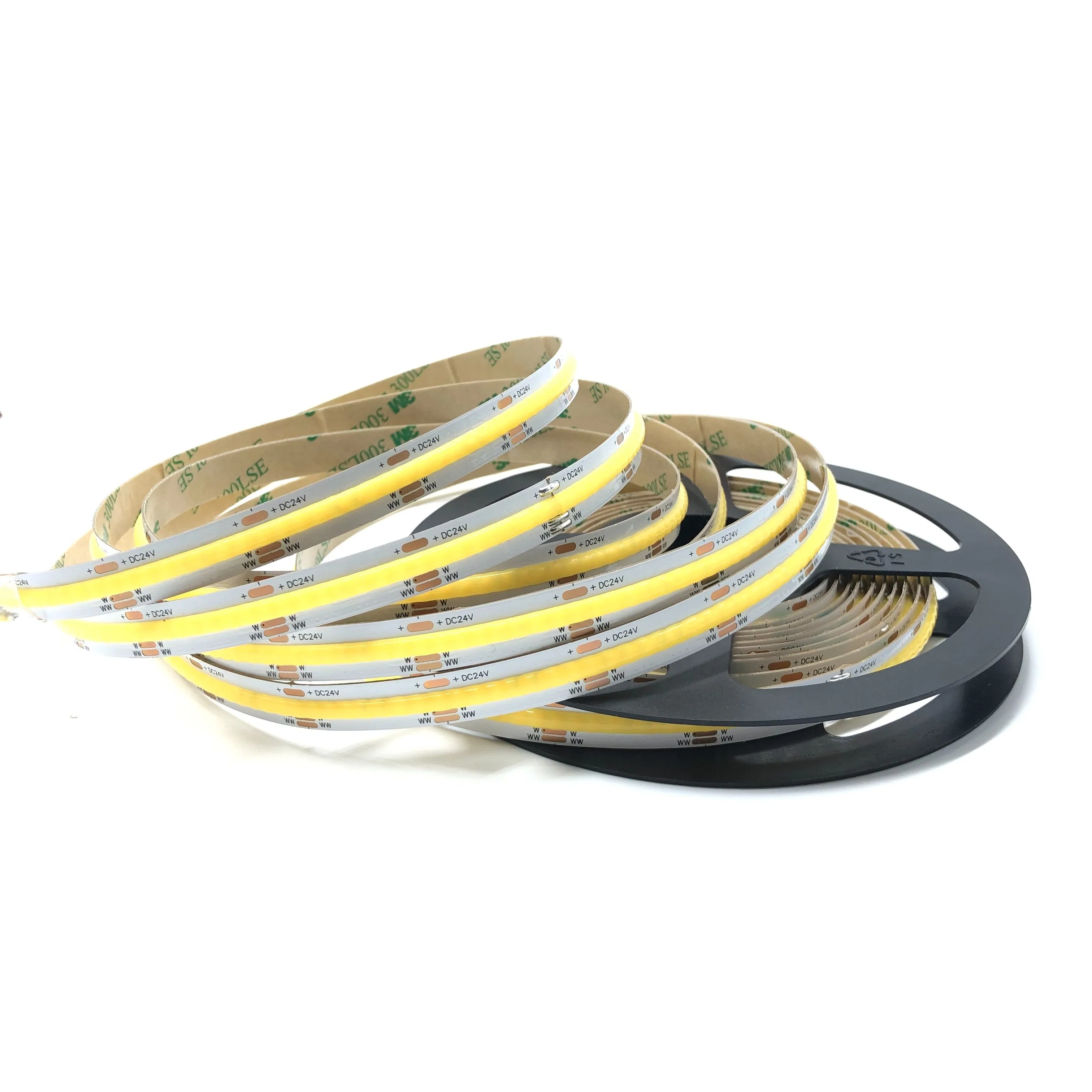 COB Tunable White LED Strip 2700K-6500K Flexible LED Tape for Indoor Lighting