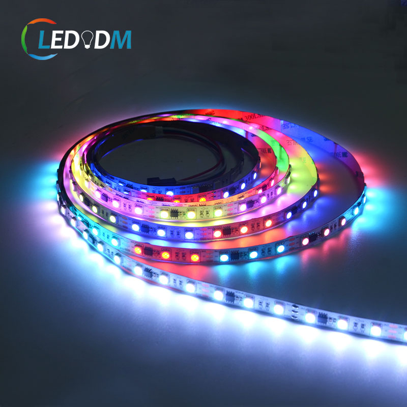 China Wholesale Factory 24V Ws2811 Ws2811b SMD5050 RGB Digital Addressable LED Lighting Strip (ETL CE)