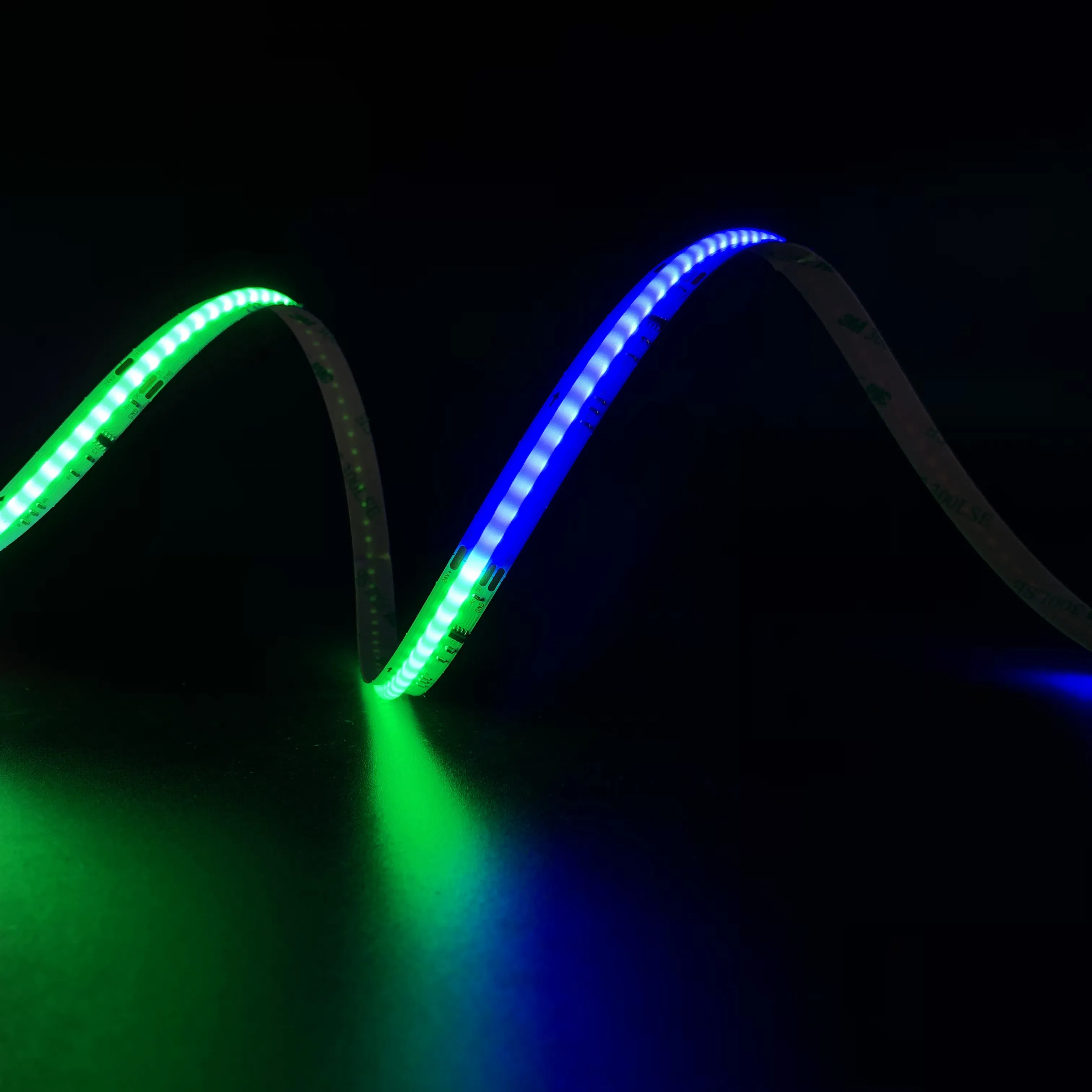 COB Digital Pixel LED Strip Rgbnw Pixel Ws2814 24V RGBW + Tunable White Flexible Tape