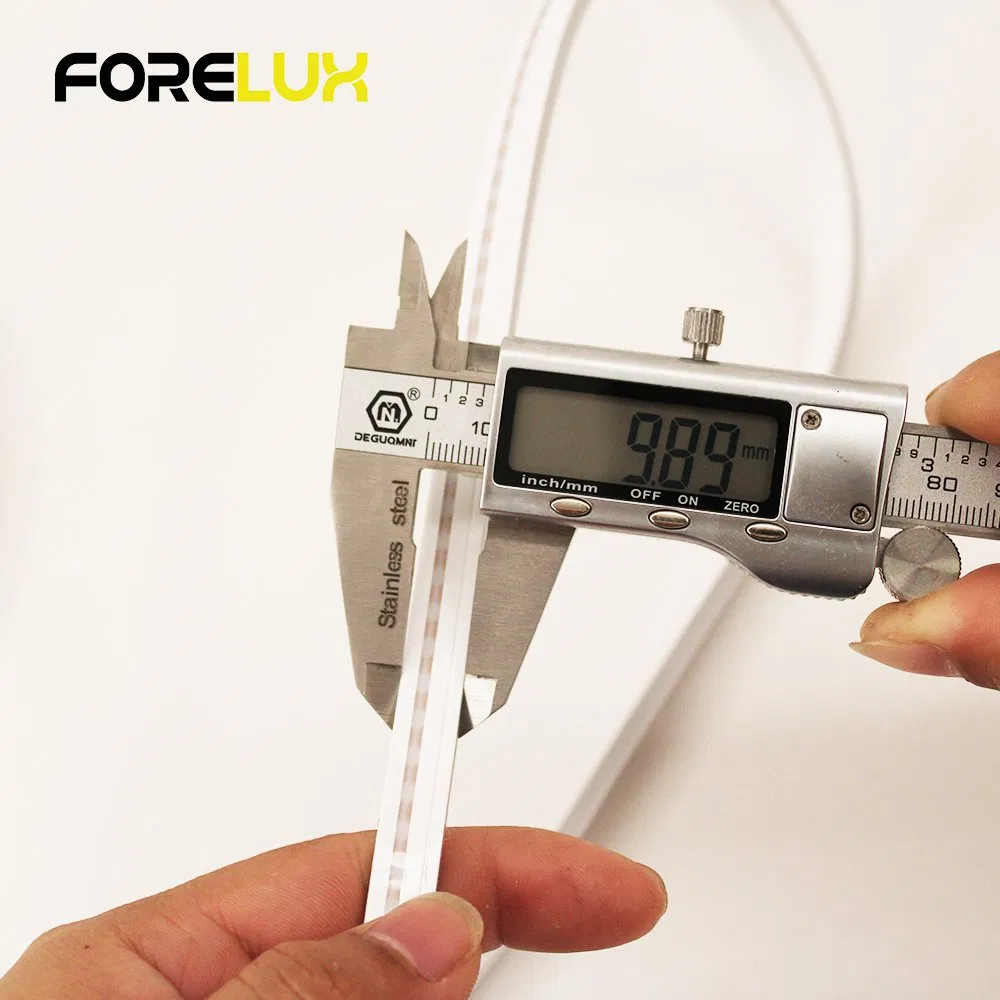 Square Silicone Tube 04X10mm Side-Emitting IP67 Waterproof Free Cut Silicone LED Neon Strip for Signs Ads