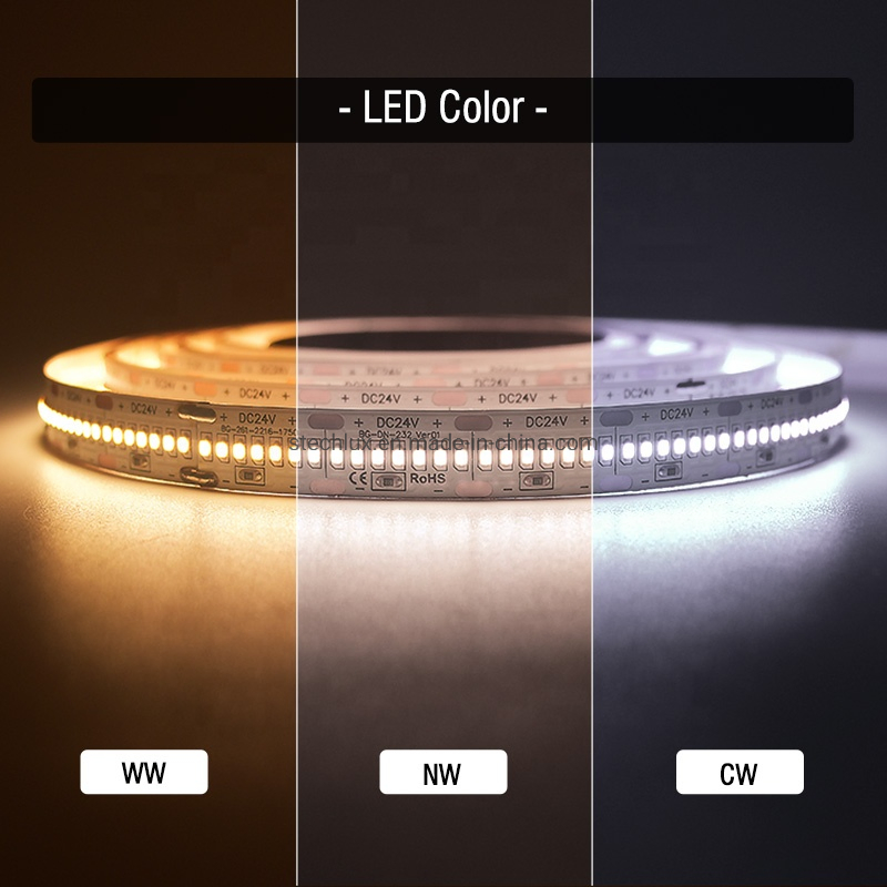 CRI90 6500K SMD2110 Flexible LED Strip Light 4mm Ultra Narrow 240LED/M PCB 3oz LED Lighting Strip