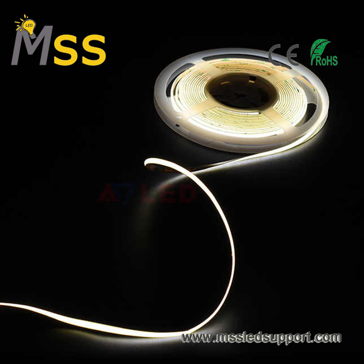 Custom High CRI 90 95 98 COB 2700K 3000K 4000K 6000K Ultra Narrow 5mm 4mm 3mm COB LED Strip for Cove Lighting
