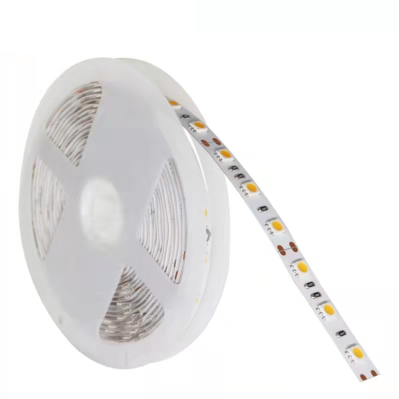 Three-Color Tunnable Constant Current Flexible SMD2835 Linear LED Strip for Office Corridor Groove Tube Light