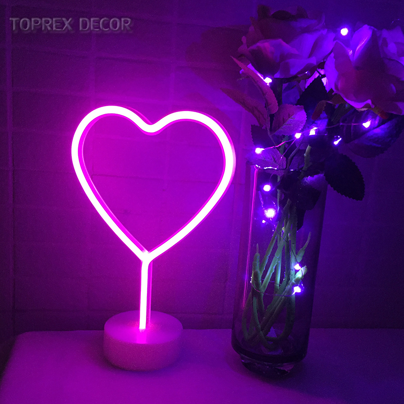 Amazon Choice Battery Operated LED Hotel Table Heart LED Strips