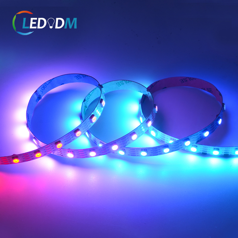 China Wholesale Factory 12V Ws2815 Ws2815b SMD5050 RGB Pixel Addressable LED Strips (ETL CE)