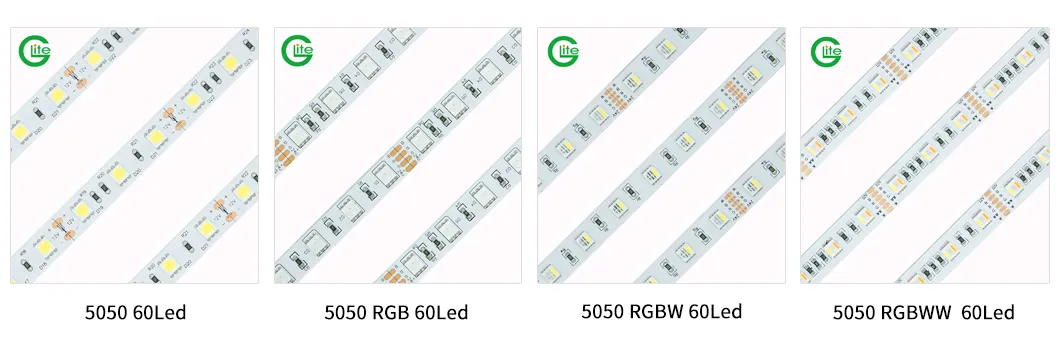 5050 Side Emitting LED Light Strip RGBW