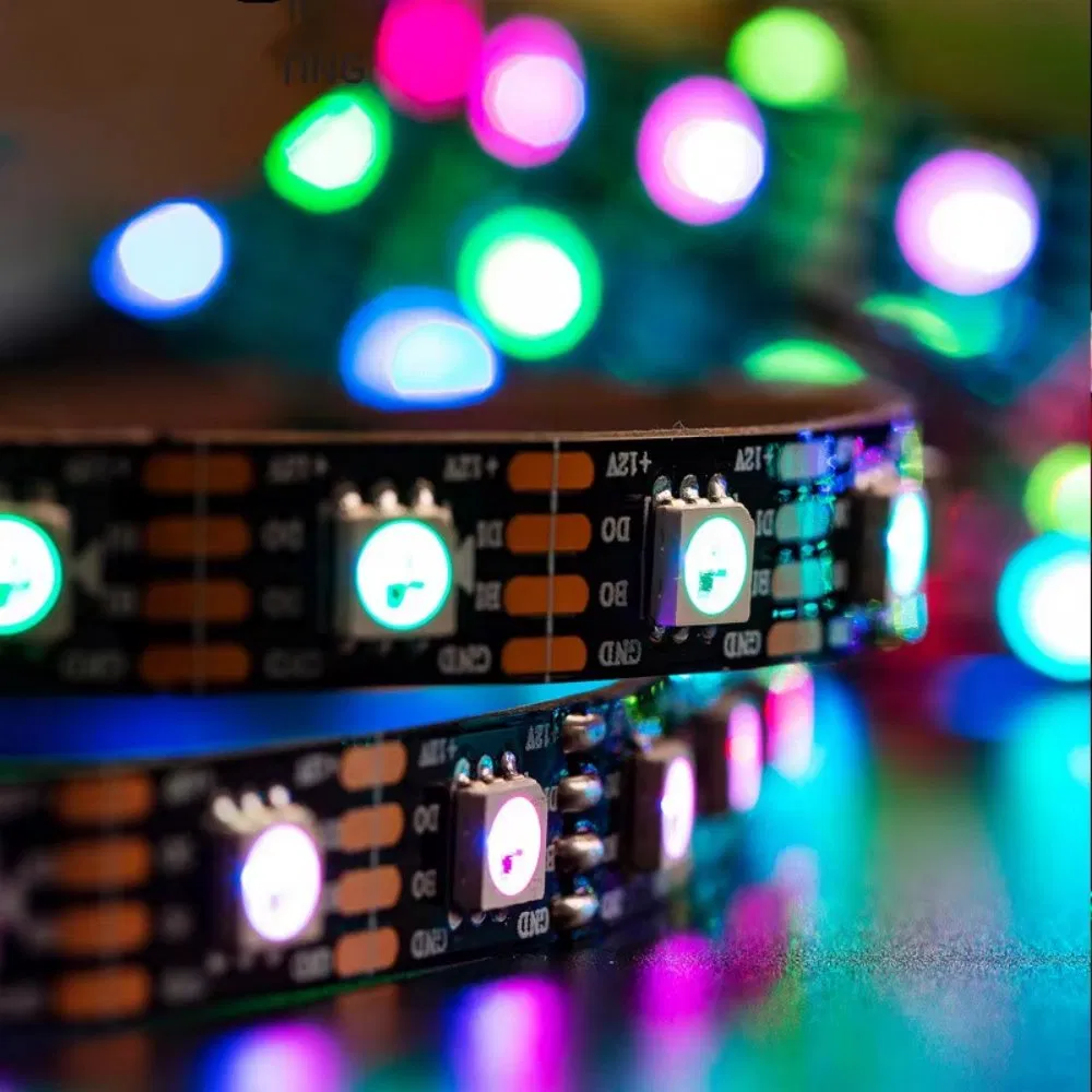12V Ws2815 RGB Pixel LED Strip Addressable Dream Color LED Ribbon Light