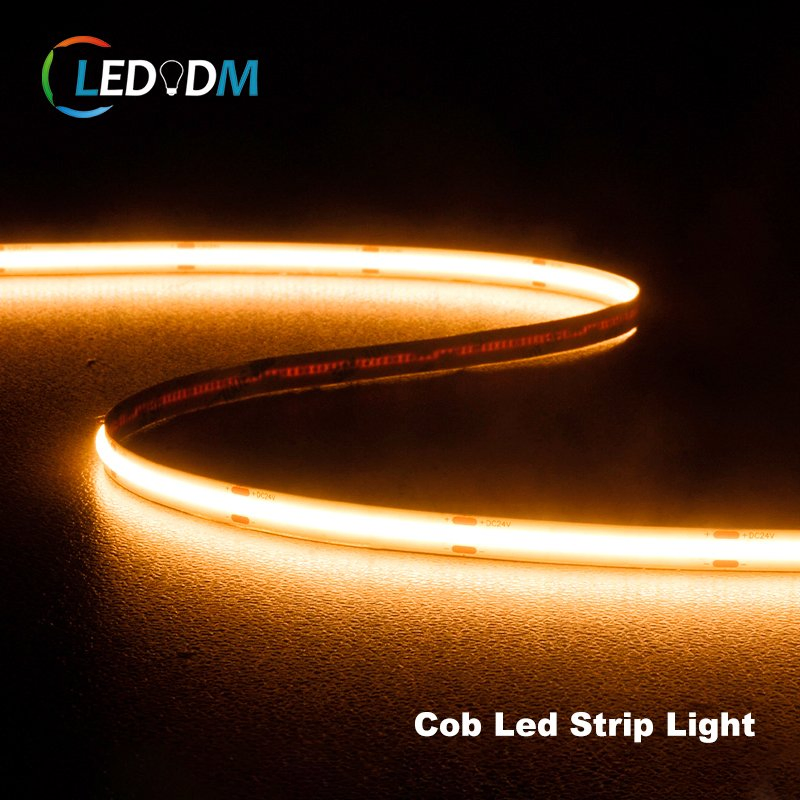 Dim to Warm 24V Dotless Dimmable Rgbic Smart Side Emitting Cheap Dream Color 4000K COB LED Strip with ETL CE Rhos