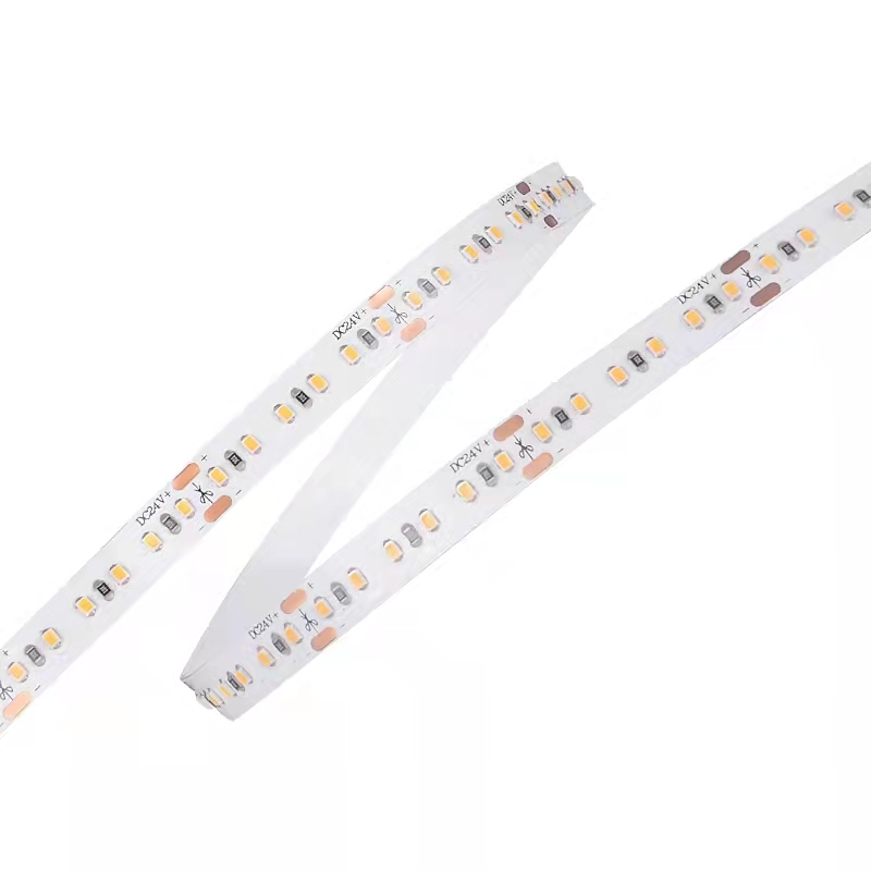 Three-Color Tunnable Constant Current Flexible SMD2835 Linear LED Strip for Office Corridor Groove Tube Light