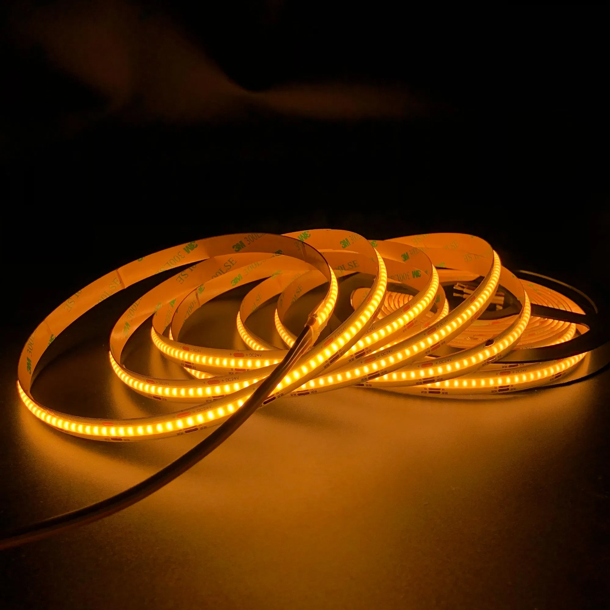 COB Tunable White LED Strip 2700K-6500K Flexible LED Tape for Indoor Lighting