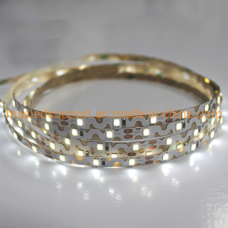 6mm 12V 60LEDs 72LEDs "S" Type Zig Zag PCB Shape LED Tape Easy Bend LED Strip light