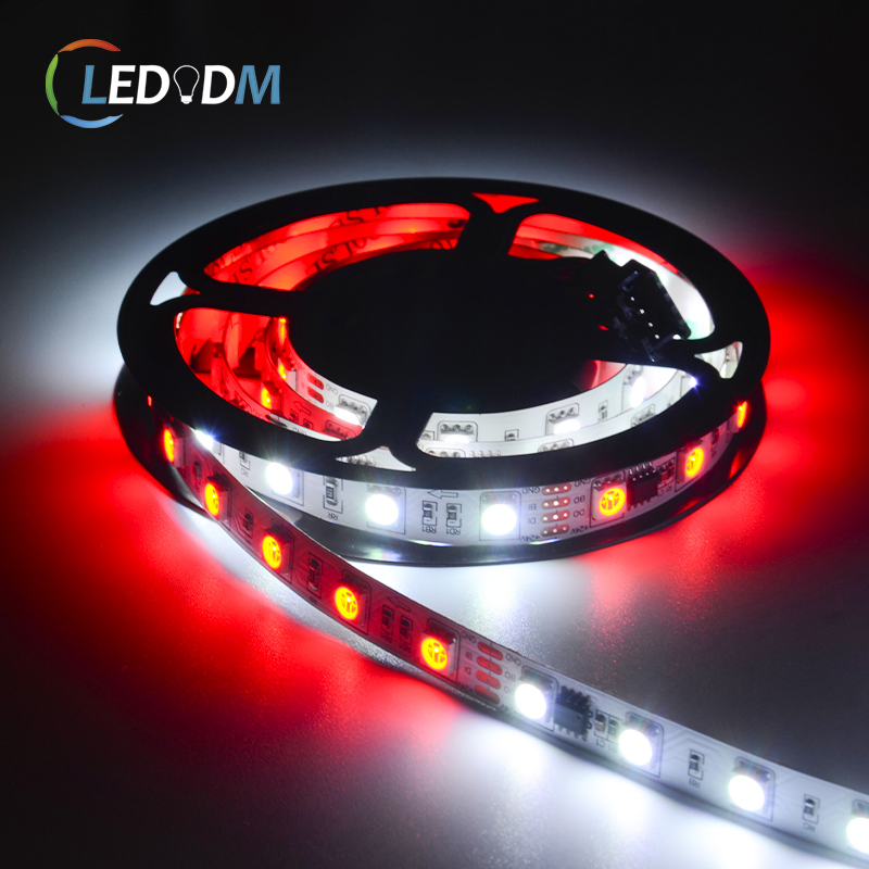 China Wholesale Factory 12V 24W TM1934 Ws2818 SMD5050 RGB Digital Addressable LED Strips for Lighting Projects